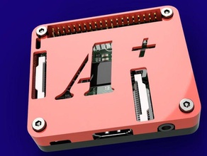 raspberry pi a+ case beta electronics raspberrypi housing 3d print model - Mito3D
