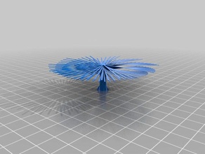 meine angepasste super Blumen drooloop Blumen- Kunst 3d print model - Mito3D