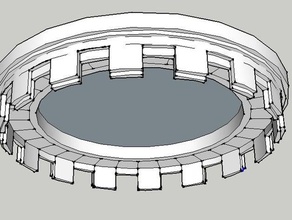 plug diameter 80mm tube 2mm parts 3d print model - Mito3D