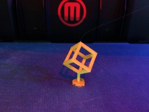 cube stick les mathématiques l'art 3d print model - Mito3D