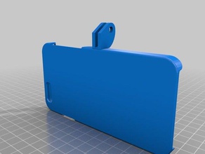 iphone 6 gopro mount caso 3d stampa 3d print model - Mito3D