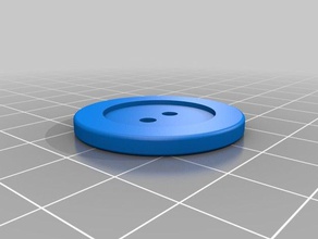 boton 2 agujeros grande di sostituzione parti personalizzato 3d print model - Mito3D