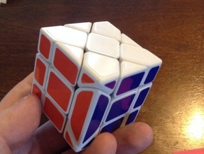 rcp 50mm trapèze edge cube puzzles rubiks twisty 3d print model - Mito3D