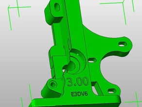 e3d6 variante 300mm filliament vadea reloaded altura extendida en el extrusor de la impresora partes e3d v6 greg lulzbot reforzado taz 3d print model - Mito3D