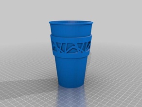 3dicraft sleeve coffee tea cups kitchen dining customized 3d print model - Mito3D