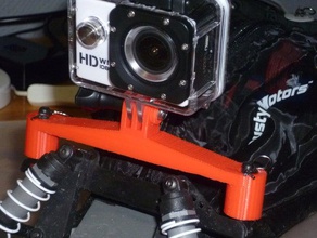 traxxas rustler eylem fotoğraf ve video kamera monte edin rc araçlar 3d print model - Mito3D