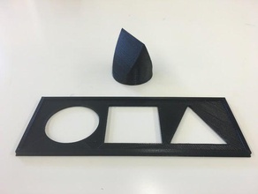 geometric shape visualization puzzle puzzles 3d print model - Mito3D