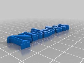 nicholas de porte-clés personnalisé 3d print model - Mito3D