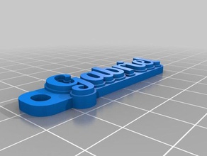 wendler keychains customized 3d print model - Mito3D