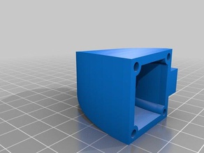 gcode fan shround ft kossel 3d de l'imprimante pièces 3d print model - Mito3D