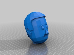 jaxon Kopf interactive Kunst angepasst 3d print model - Mito3D