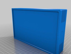 caso di display da 7 pollici l'elettronica personalizzato 3d print model - Mito3D