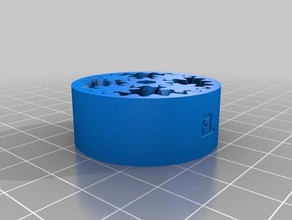 meu personalizada do rolamento da engrenagem partes 3d print model - Mito3D