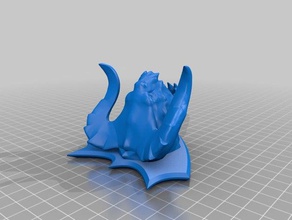 deathclaw trophée les créatures 3d print model - Mito3D