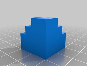 demi-cube d'autres 3d print model - Mito3D