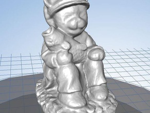 fishing bear 3d scan scans replicas figure model 3d print model - Mito3D