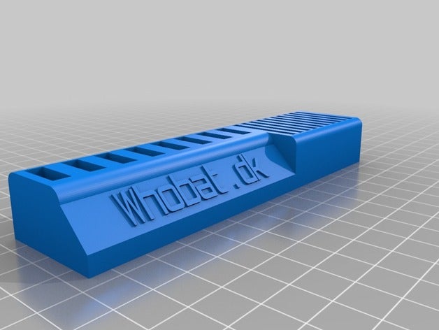 whobatdk usb stick sd card holder organization customized 3D print model - Mito3D