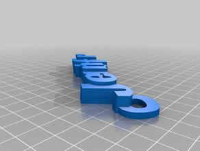 jennifer keyfob organization customized 3d print model - Mito3D
