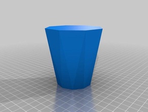 il mio personalizzato poligono morph vaso contenitori 3d print model - Mito3D