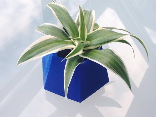 geometric planter decor 3D print model - Mito3D