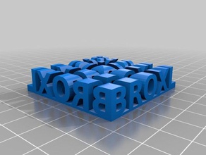 broxlbroxl sculptures personnalisé 3d print model - Mito3D
