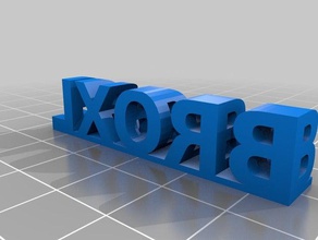 bbroxl sculptures personnalisé 3d print model - Mito3D