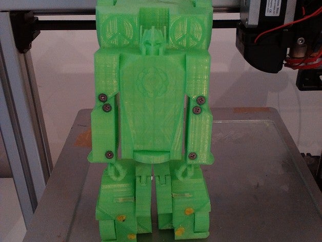 transformateur semaine genoux mécanique jouets 3D print model - Mito3D