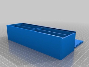 bisturi boxwith divisores de 200 lâmina recipientes personalizado 3d print model - Mito3D
