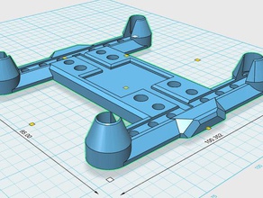 micro drone pla abs rc los vehículos 3d print model - Mito3D