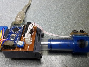 arduino motorizado smt dispensador de pasta solda mão as ferramentas manuais 3d print model - Mito3D