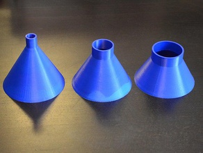 funnels household 3d print model - Mito3D