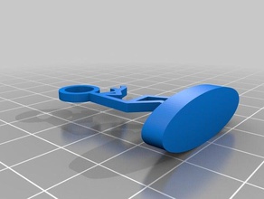 wing chun hombre de palo 2d art personalizado 3d print model - Mito3D