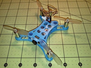 micro spider quad msq100 fpv rc vehículos cepillado microquad scisky miniquad quadcopter 3d print model - Mito3D