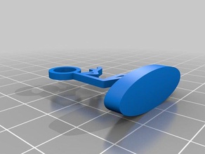wing chun hombre de palo 2d art personalizado 3d print model - Mito3D