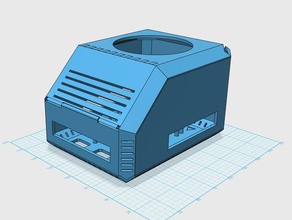 ângulo de caso eletrônica arduino mega rampas raspberry pi 2 3 3d print model - Mito3D