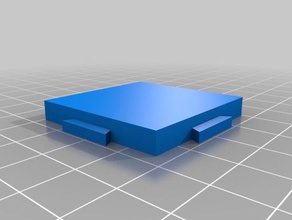 my customized chess board interlocking square small games 3d print model - Mito3D