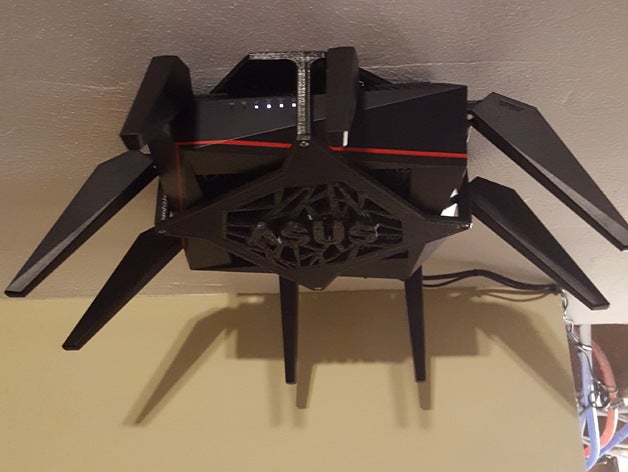 asus rt-ac5300 de montaje en pared el techo equipo 3D print model - Mito3D