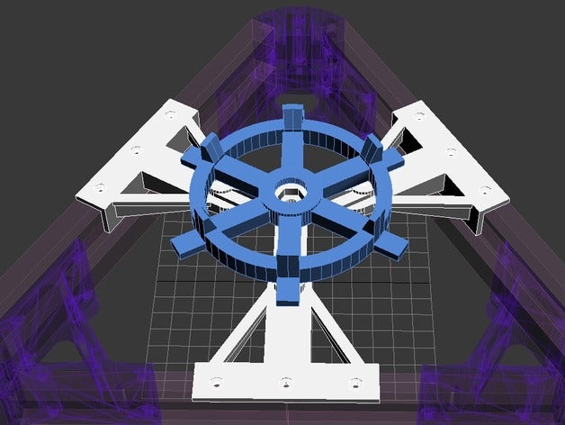 suporte filamento kossel mini 3d Drucker - Zubehör filament spool holder kosselmini 3D print model - Mito3D