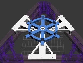 suporte filamento kossel mini 3d a impressora os acessórios de spool titular kossel-mini kosselmini 3d print model - Mito3D