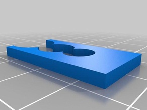 butée de verrouillage 3d l'imprimante extrudeuses clip 3d print model - Mito3D