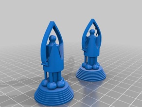 satranç bethaney bishop 3d baskı 3d print model - Mito3D