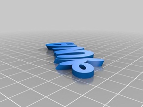 yuna Anahtarlık özelleştirilmiş 3d print model - Mito3D