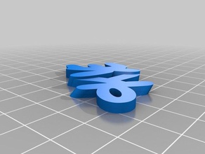 kye Anahtarlık özelleştirilmiş 3d print model - Mito3D