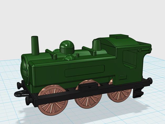 matchbox oyuncak tren lokomotif oyun aksesuarlar 3D print model - Mito3D