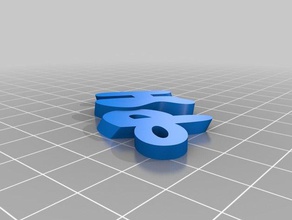 psh Anahtarlık özelleştirilmiş 3d print model - Mito3D