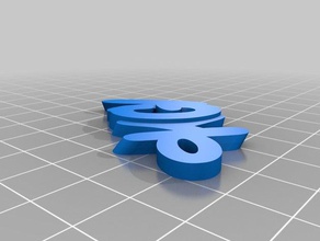 kgy llaveros personalizado 3d print model - Mito3D