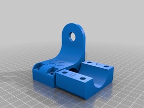 grill guard mount automotive 3d print model - Mito3D