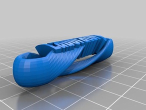 mi personalizados trenzado llavero infinity remix llaveros 3d print model - Mito3D
