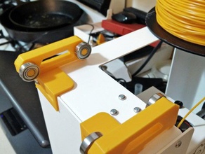 printrbot jogar largura ajustável de spool titular 3d a impressora partes rolamento 3d print model - Mito3D
