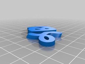 sbj Anahtarlık özelleştirilmiş 3d print model - Mito3D